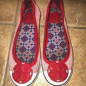 Tory Burch flats red women size 7.5